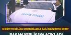 Polis karakolundaki lüks arabalar her zaman günün gündemindedir!  Bakan Yerlikaya bilinmeyen detayı ilk kez açıkladı