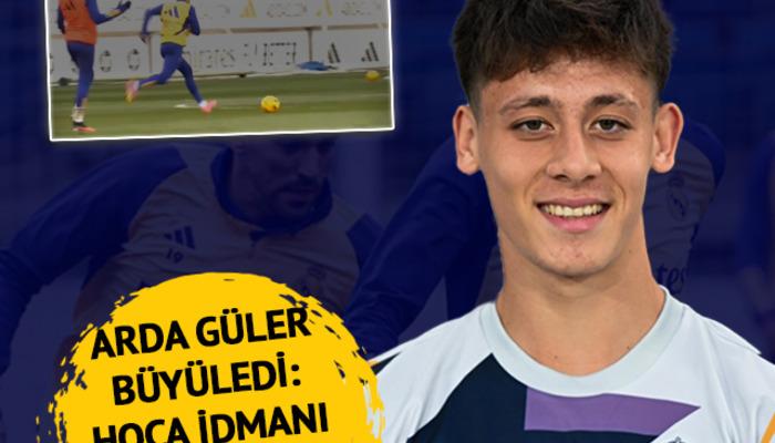 Arda Güler'in resitali!  Davide Ancelotti antrenmanı bıraktı ve kendini tebrik etti: İlk 11 kelimesi...Futbol